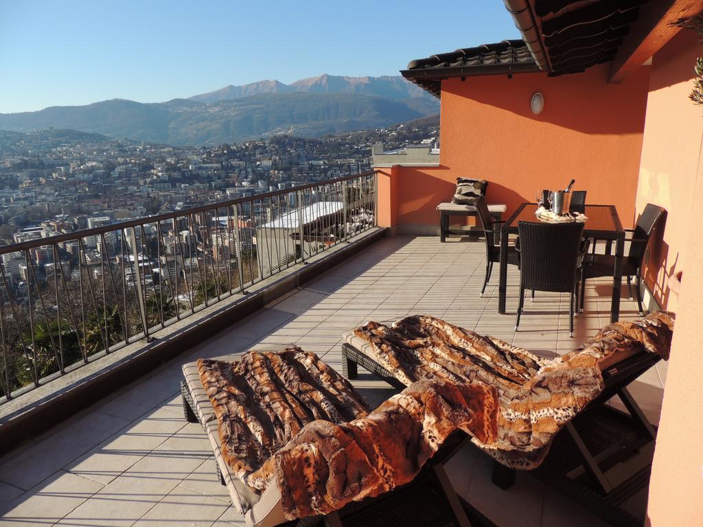 Ferienwohnung Sonniges Paradies Lugano Exterior foto